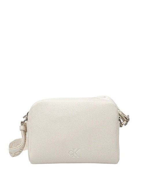 CALVIN KLEIN CK JEANS OVER WEBBING  Mini-Umhängetasche Tofu - Damentaschen
