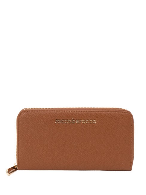ROCCOBAROCCO CLAIR Große Geldbörse mit umlaufendem Reißverschluss bräunen - Brieftaschen Damen