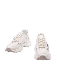 PINKO ARIEL Sneakers mit verspiegelten Details wei&szlig;/silber - Damenschuhe - 1