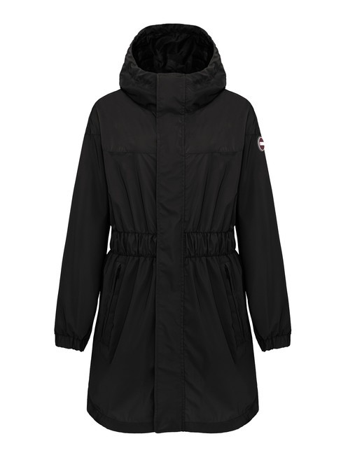 COLMAR ROYALE Lange Jacke mit Kapuze Schwarz - Damenjacken