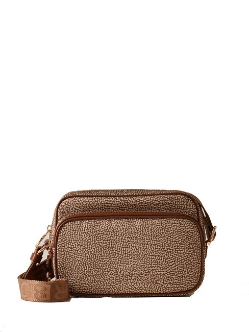 BORBONESE CAMERA CASE SMALL ECO LINE  Schultertasche beiger Meer - Damentaschen