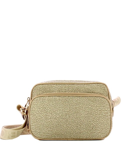 BORBONESE CAMERA CASE SMALL ECO LINE  Schultertasche Sand - Damentaschen