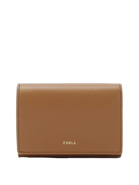 FURLA NUVOLA Mittelkompakte Lederbrieftasche Brandy - Brieftaschen Damen