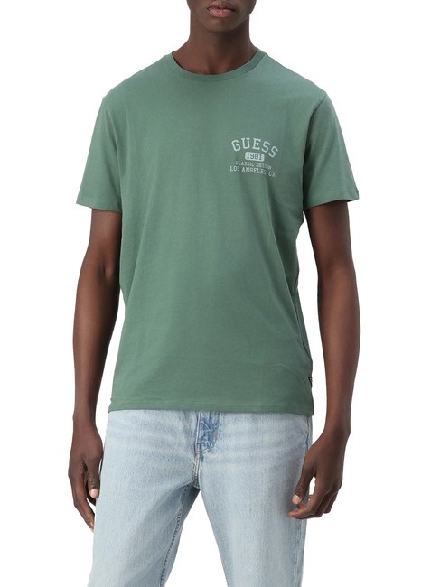 GUESS BSC CLASSIC Baumwoll-T-Shirt urbaner Himmel multi - Herren-T-Shirts