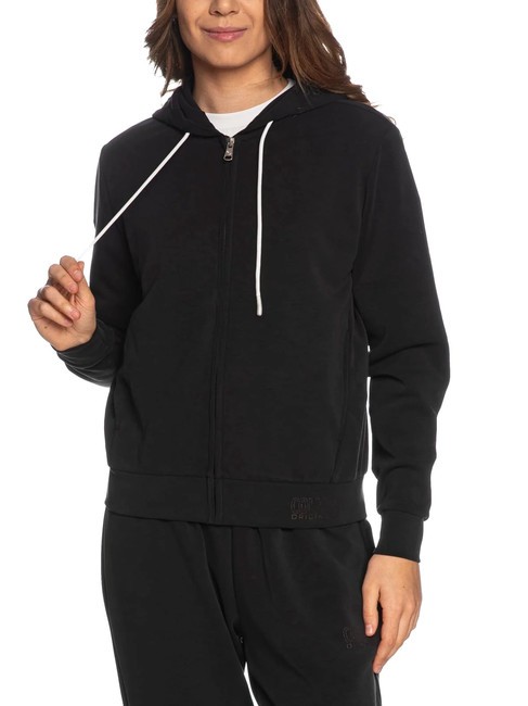 COLMAR GIRLY Kapuzenpullover mit durchgehendem Reißverschluss Schwarz - Sweatshirts Damen