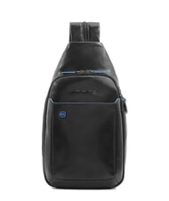 PIQUADRO BLUE SQUARE One-Shoulder-Rucksack aus Leder - Umh&auml;ngetaschen Herren