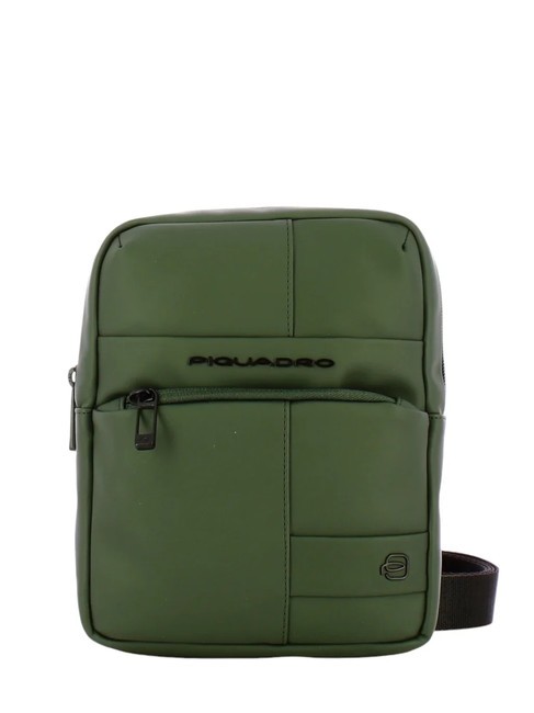 PIQUADRO WOLLEM GOMMATA  iPad Mini-Tragetasche GRÜN - Umhängetaschen Herren