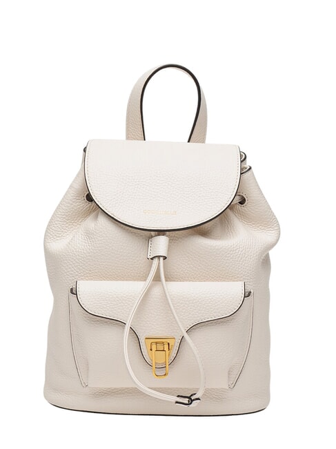 COCCINELLE BEAT SOFT Rucksack aus gehämmertem Leder Kokosmilch - Damentaschen