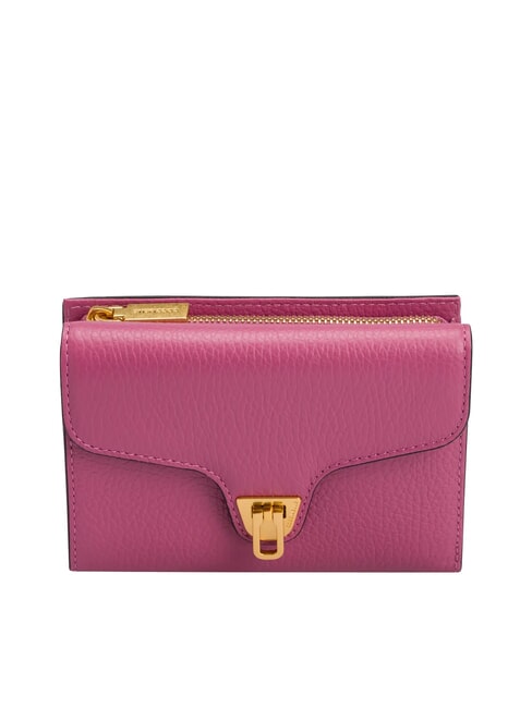 COCCINELLE BEAT SOFT  Kleine Geldbörse aus Leder Fruchtfleisch rosa - Brieftaschen Damen