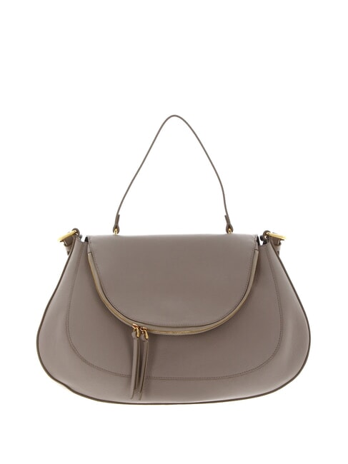 COCCINELLE SOLE Handtasche mit Schultergurt aus Leder Puderrosa - Damentaschen