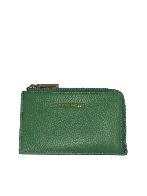 COCCINELLE METALLIC SOFT Kartenetui/Geldbörse aus Leder Pfefferminze - Brieftaschen Damen