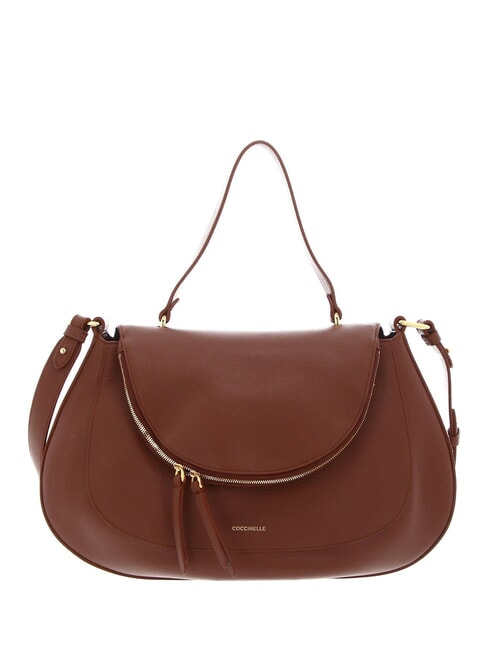 COCCINELLE SOLE Handtasche mit Schultergurt aus Leder BRULE - Damentaschen