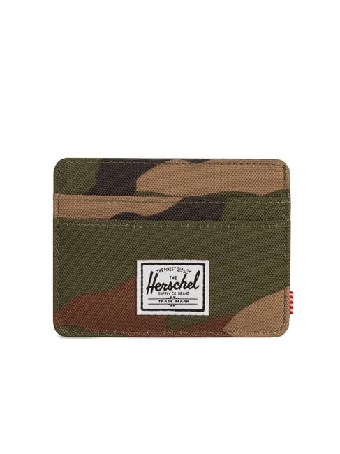 HERSCHEL CHARLIE RFID Flacher Kartenhalter WOODLAND-TARNUNG - Brieftaschen Herren