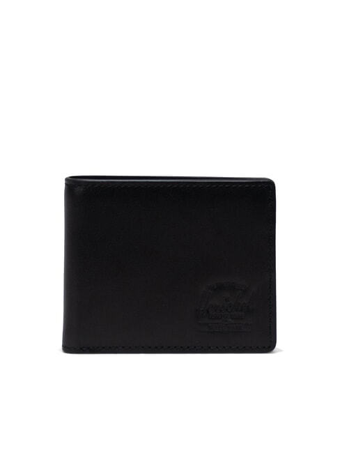 HERSCHEL HANK Ledergeldbörse SCHWARZ - Brieftaschen Herren