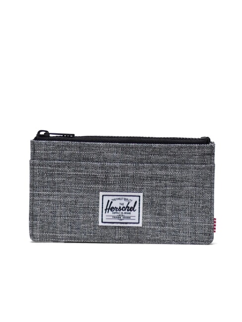 HERSCHEL OSCAR Flaches Kartenetui mit Münzfach RABE CROSSHATCH - Brieftaschen Herren