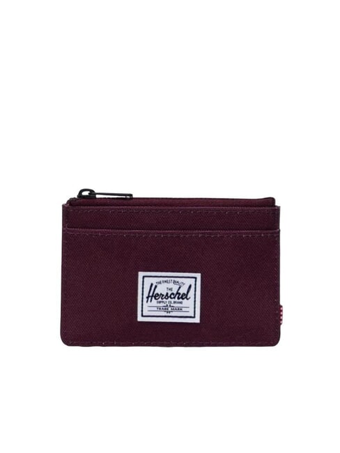 HERSCHEL OSCAR Flaches Kartenetui mit Reißverschluss Hafen - Brieftaschen Herren