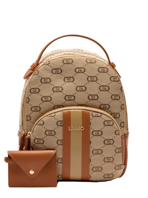 LIUJO MANHATTAN Logo Damenrucksack natürlich - Damentaschen