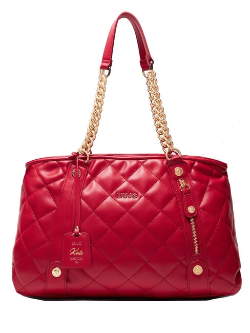 LIUJO KATE Gesteppte Tasche mit Kettengriffen Pompejanisches Rot - Damentaschen