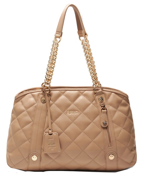 LIUJO KATE Gesteppte Tasche mit Kettengriffen Kamee / Rose - Damentaschen