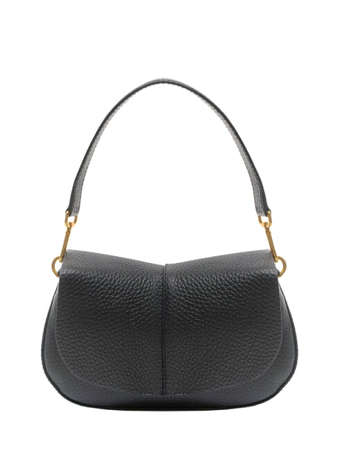 GIANNI CHIARINI HELENA ROUND Ledertasche mit doppeltem Schultergurt Schwarz - Damentaschen