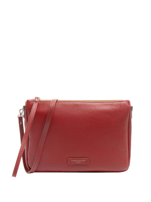 GIANNI CHIARINI NORA  Ledertasche mit Schultergurt Kirsche - Damentaschen
