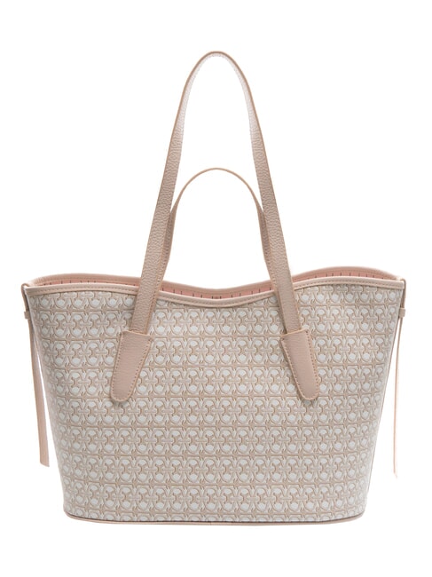 COCCINELLE NEW NEVER WITHOUT BAG COATED MONOGRAM Hand-/Schulter-Shopper mul.blanc/roset - Damentaschen