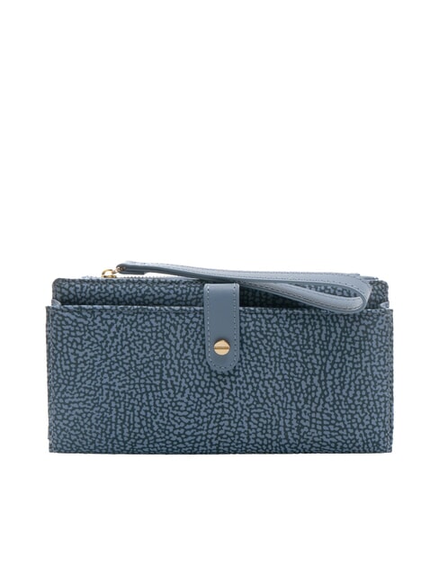 BORBONESE CLASSICA Smartphone-Taschengeldbörse Denim - Brieftaschen Damen