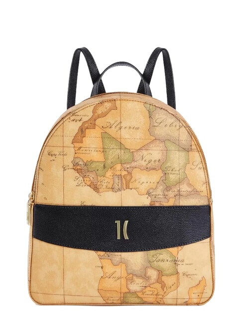 ALVIERO MARTINI PRIMA CLASSE HERITAGE GEO Rucksack mit zwei Fächern Schwarz - Damentaschen