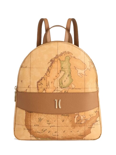 ALVIERO MARTINI PRIMA CLASSE HERITAGE GEO Rucksack mit zwei Fächern TABAK - Damentaschen