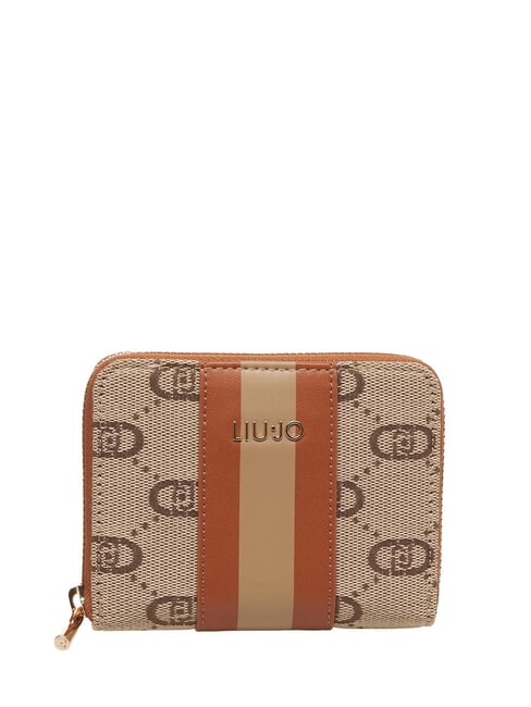 LIUJO CALIWEN Mittelgroße Geldbörse mit umlaufendem Reißverschluss natürlich - Brieftaschen Damen