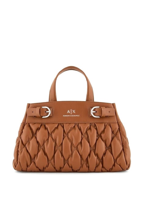 ARMANI EXCHANGE A|X PUFFY Handtasche mit Schultergurt Whiskey - Damentaschen
