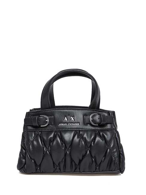 ARMANI EXCHANGE A|X PUFFY Kleine Handtasche mit Schultergurt Schwarz - Damentaschen