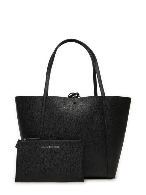 ARMANI EXCHANGE A|X Shopper-Tasche mit Clutch schwarz / schwarz - Damentaschen