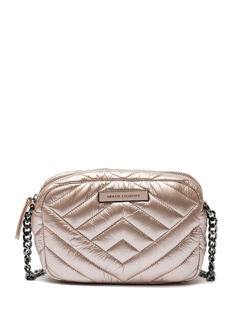 ARMANI EXCHANGE A|X PUFFY Matelassé-Schlafzimmertasche Roségold - Damentaschen