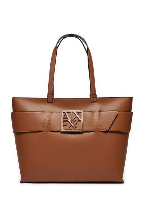 ARMANI EXCHANGE A|X BUCKLE Schultertasche Whiskey - Damentaschen