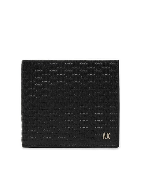 ARMANI EXCHANGE A|X LOGO EMBOSSED Ledergeldbörse Schwarz - Brieftaschen Herren
