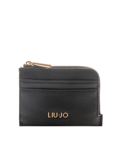 LIUJO CALIWEN Kartenetui mit Reißverschluss SCHWARZ - Brieftaschen Damen