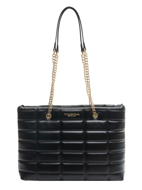 TOSCA BLU PONZA Shopper-Tasche mit Kettengriffen Schwarz - Damentaschen