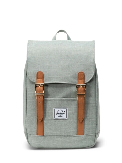 HERSCHEL RETREAT MINI Rucksack Eisberggrüne Kreuzschraffur - Rucksäcke für Schule &amp; Freizeit