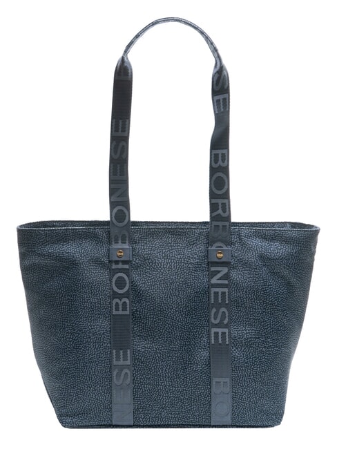BORBONESE SHOPPER MEDIUM ECO LINE Einkaufstasche Denim - Damentaschen