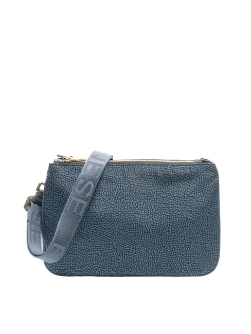 BORBONESE ECO S Schultertasche Denim - Damentaschen