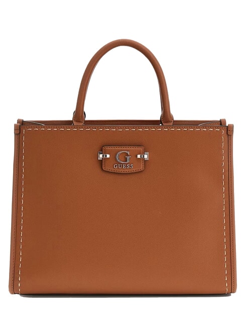 GUESS NASTRA Handtasche mit Schultergurt Karamell - Damentaschen