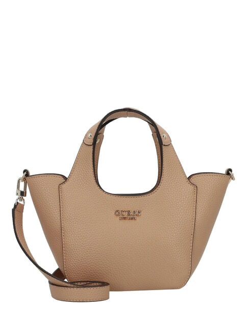 GUESS HELINA Handshopper mit Schultergurt BEIGE - Damentaschen