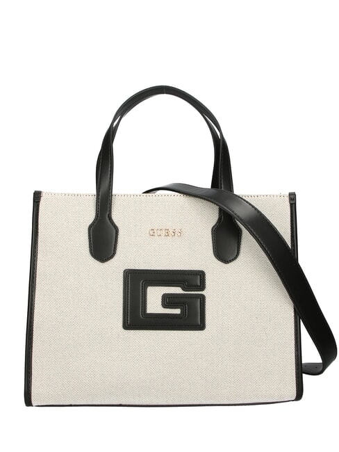 GUESS G STATUS  Handtasche, mit Schultergurt natur / schwarz - Damentaschen