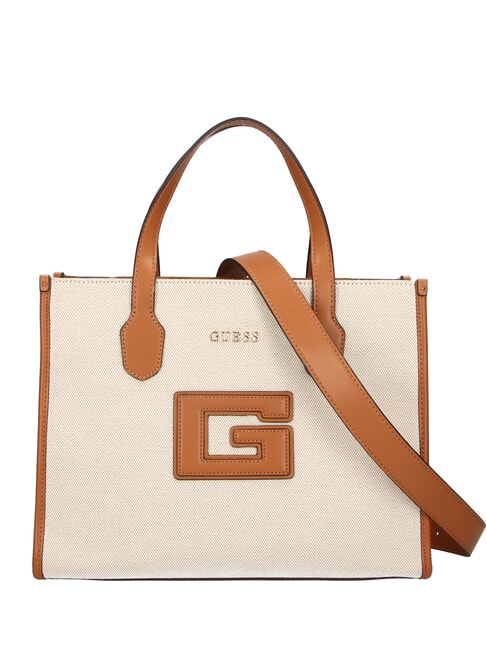 GUESS G STATUS  Handtasche, mit Schultergurt natur / cognac - Damentaschen