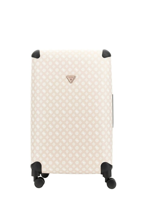 GUESS WILDER 28 Großer Trolley beige/weiß - Harte Trolleys