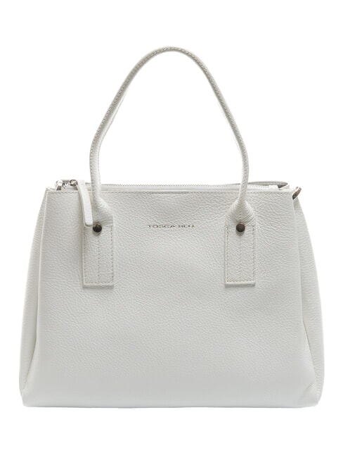 TOSCA BLU BETSY Handtasche, mit Schultergurt, aus Leder Weiß - Damentaschen