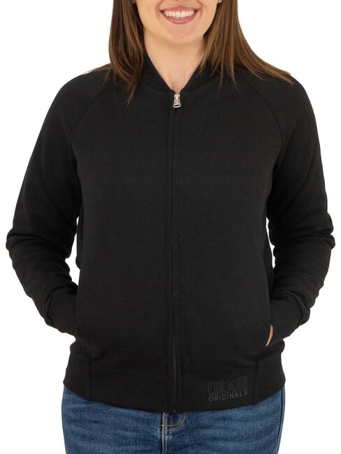 COLMAR NEW TOPIC Sweatshirt mit durchgehendem Reißverschluss und Taschen Schwarz - Sweatshirts Damen