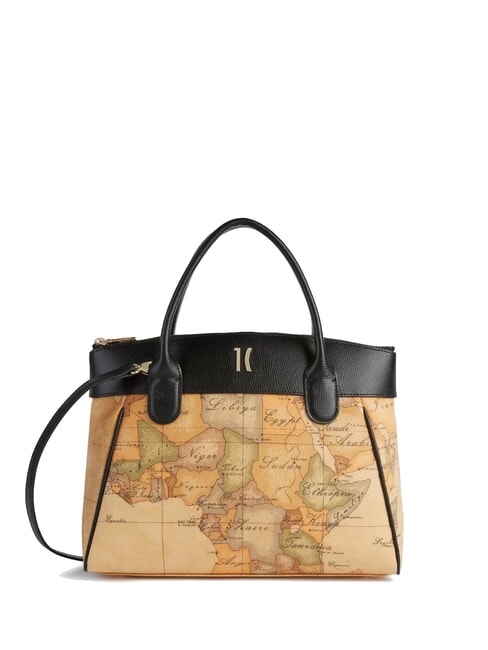 ALVIERO MARTINI PRIMA CLASSE HERITAGE GEO Handtasche mit Schultergurt Schwarz - Damentaschen