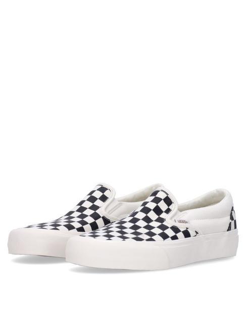 VANS UA SLIP-ON VR3 Schuhe ohne Schnürsenkel Schachbrettmuster schwarz/Marshmallow - Schuhe Unisex